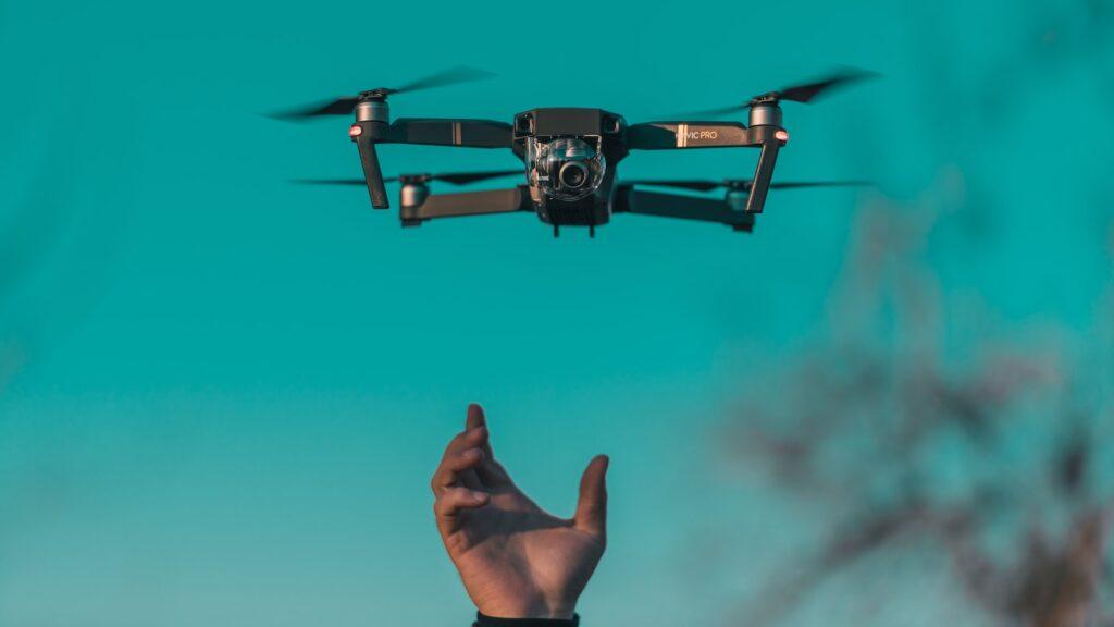 What do geographers do with drones