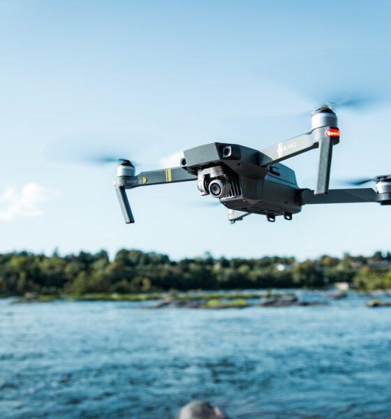 Geographers use drones