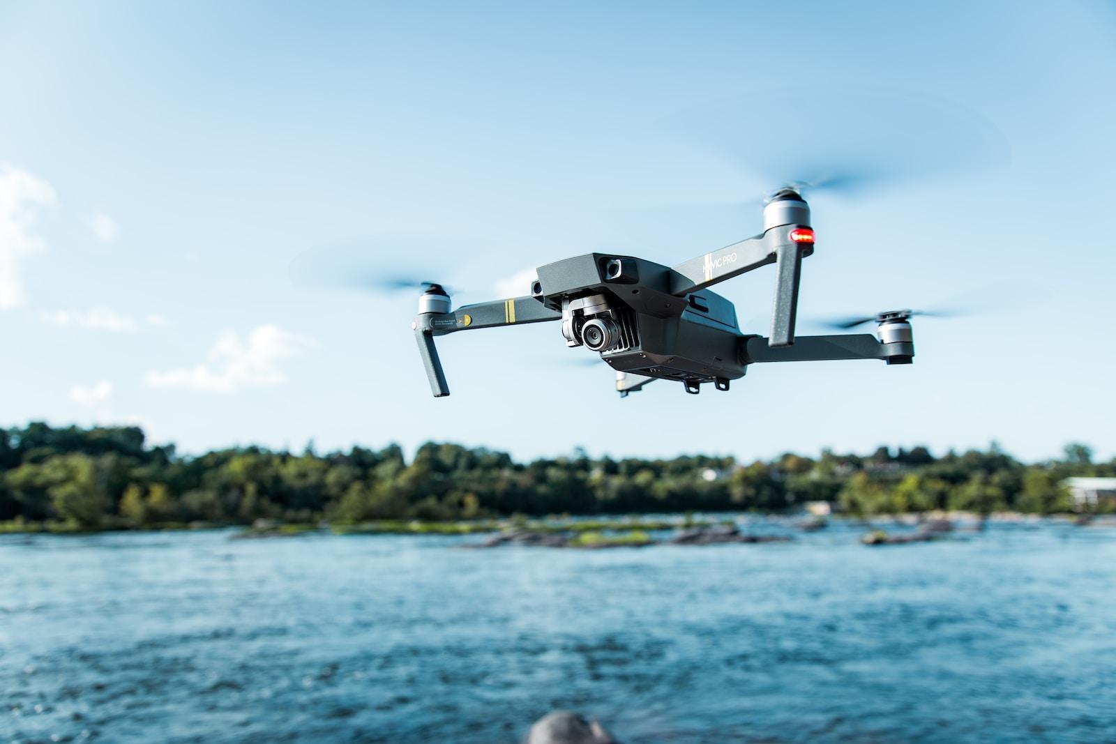 Geographers use drones