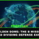 Golden Dome missile defense system concept art with NDS Show branding