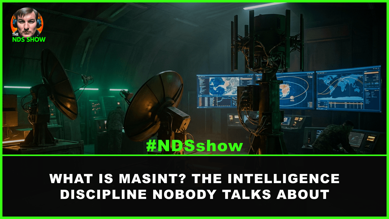 MASINT measurement and signatures intelligence sensor array with NDS Show branding